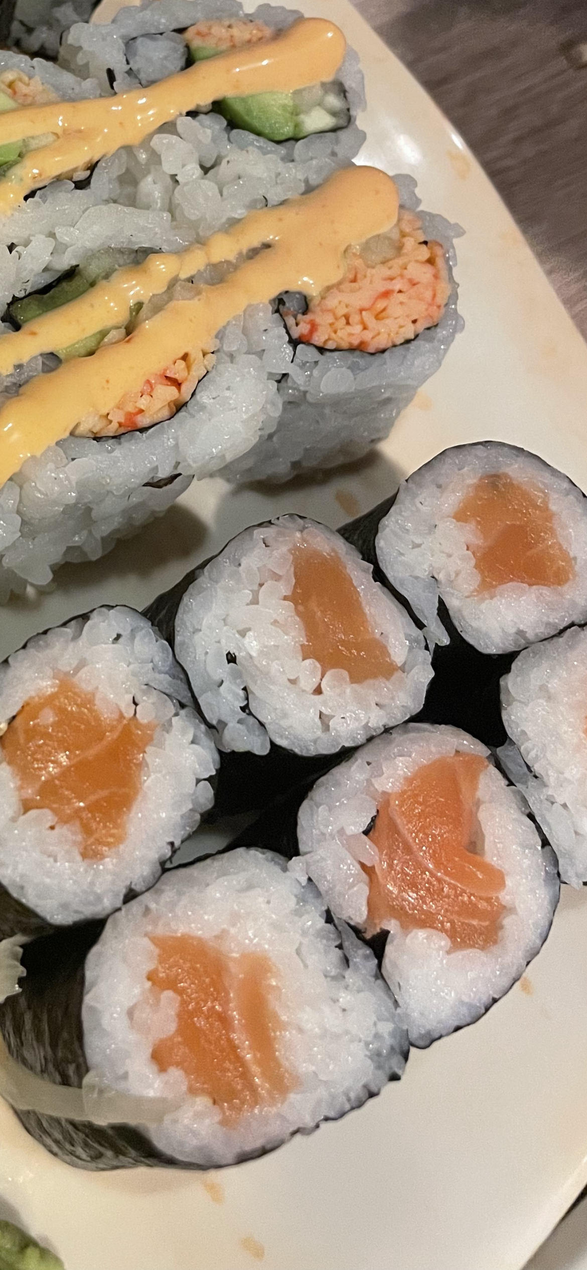 Salmon sushi